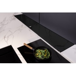 Wesco EVM 211-90 circuit fermé, verre noir, avec Plasma Compact, hotte encastrable (4011598-620)