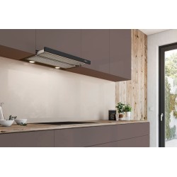 Wesco EVM 215-55 noir, hotte encastrable évacuation (4010489-000)