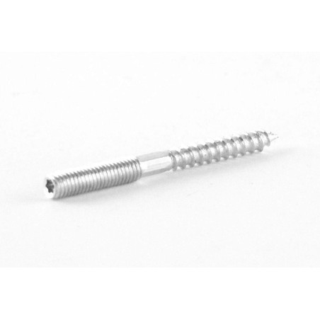 Wesco Vis à double filetage M8 80 mm, sans tête (4002306)