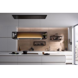 Berbel BIH 140 SKF noir, Permalyt, Hotte ascenseur Skyline Frame avec tablar circuit fermé (4011700-520)