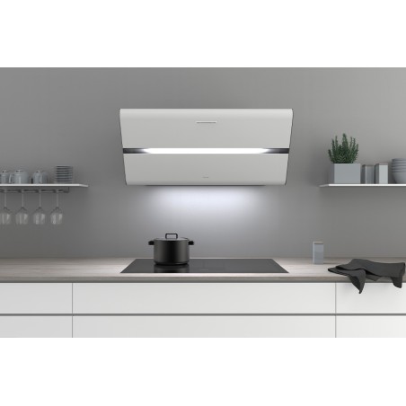 Berbel BKH 80 ST blanc, Permalyt, Hotte oblique Smartline circuit fermé (4011577-510)