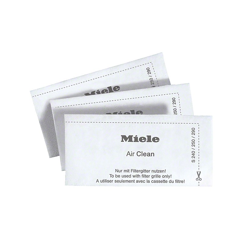 MIELE Filtre SF-SAC-30 AirClean (3 pces) (03944711)
