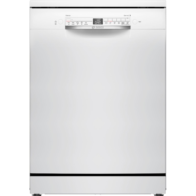 Bosch SMS2HTW08E, Série 2, Lave-vaisselle pose libre, 60 cm, Blanc