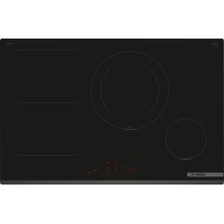 Bosch PVS831HC1E, Série 8, Table de cuisson à induction, 80 cm, Noir, Sans cadre, en applique
