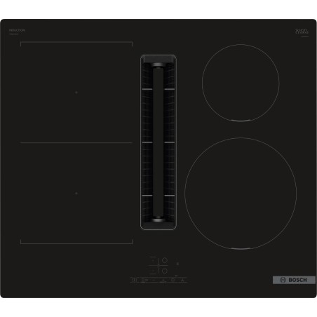 Bosch PVS611B16E, Série 4, Table de cuisson induction avec hotte aspirante intégrée, 60 cm, sans cadre