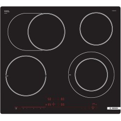 Bosch PKN601DP1D, Série 6, Table de cuisson électrique, 60 cm, design affleuré