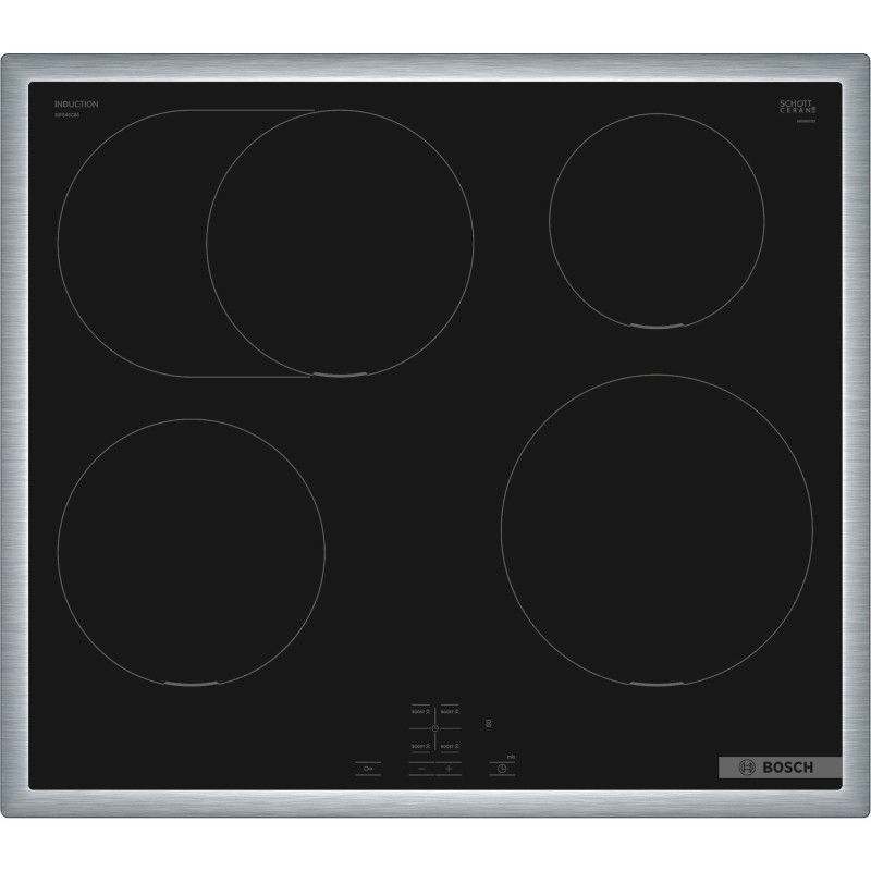 Bosch NIF645CB5E, Serie 4, Table à induction, 60 cm, commandée par la cuisinière, avec cadre