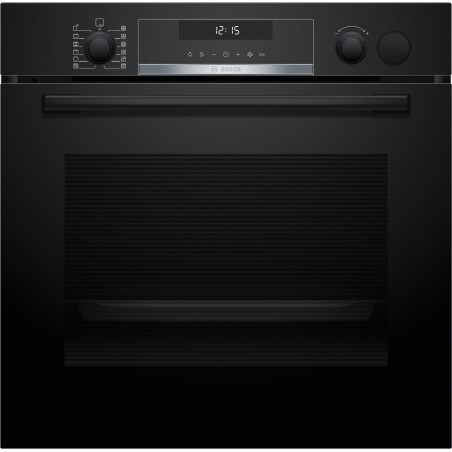 Bosch HRG578CB7, Série 6, Four encastrable avec fonction vapeur, 60 x 60 cm, Noir