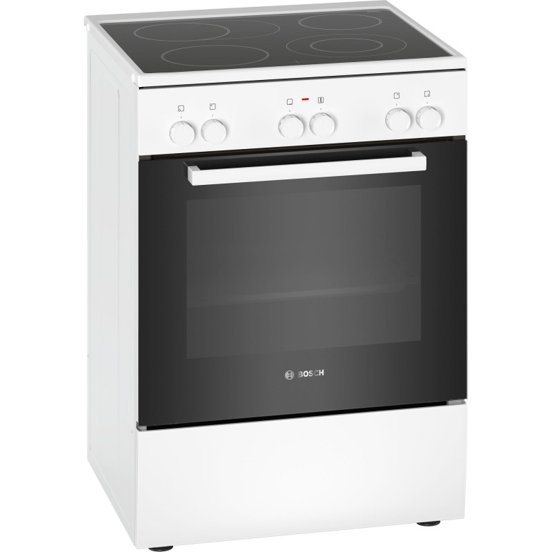 Bosch HKA090220, Série 2, Cuisinière indépendante électrique, Blanc