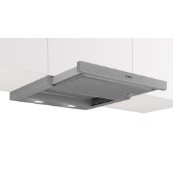 Bosch DFS067A51, Série 4, Hotte télescopique, 60 cm, Argent métallisé, bandeau frontal en option