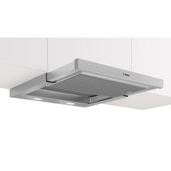 Bosch DFR067T51, Série 6, Hotte télescopique, 60 cm, Acier inoxydable, bandeau frontal en option