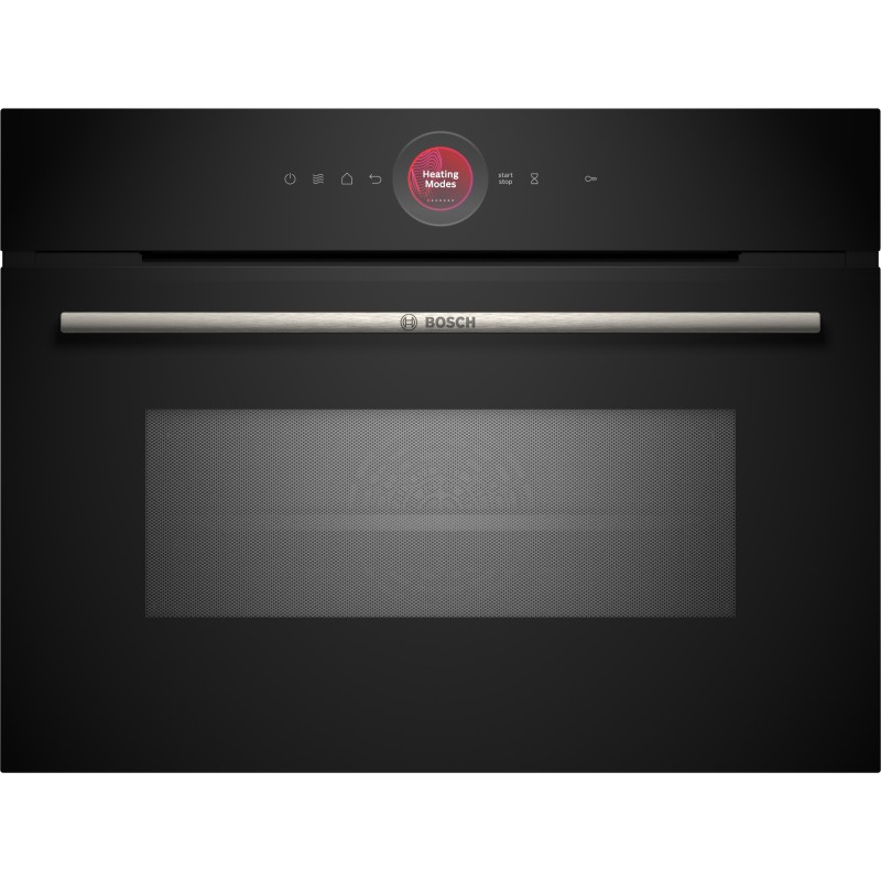 Bosch CMG7241B1, Série 8, Four compact encastrable avec fonction micro-ondes, 60 x 45 cm, Noir