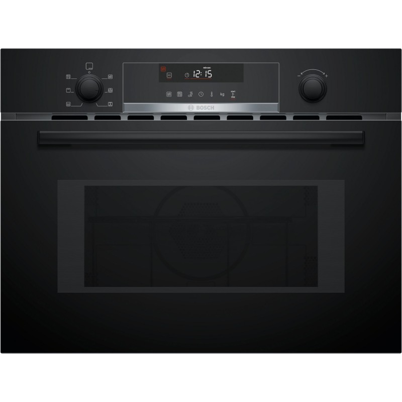 Bosch CMA585GB1, Série 6, Four combine micro-ondes avec hot air, 60 x 45 cm, Noir