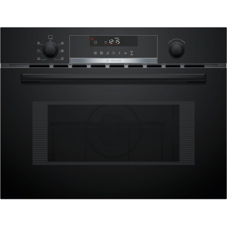 Bosch CMA585GB1, Série 6, Four combine micro-ondes avec hot air, 60 x 45 cm, Noir