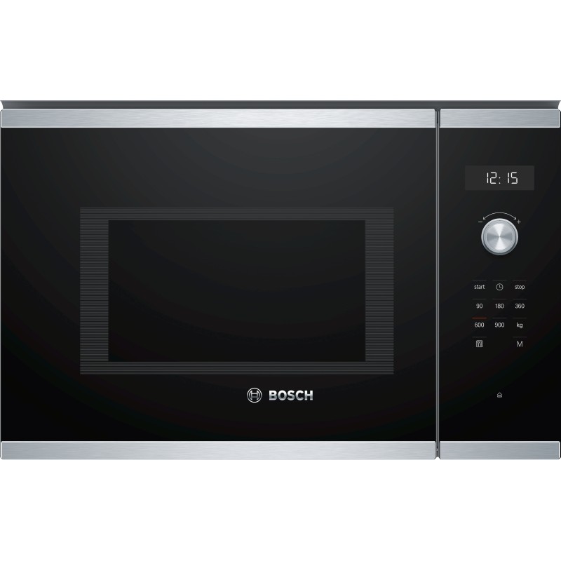 Bosch BFL554MS0, Série 6, Micro-ondes encastrable, 59 x 38 cm, Acien inoxydable