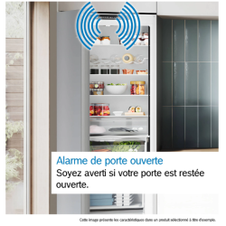 Bosch KGN33NSDB, Réfrigérateur combiné, Argent, Total No Frost