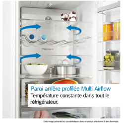 Bosch KGN33NSDB, Réfrigérateur combiné, Argent, Total No Frost