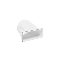 Electrolux M2CKCF02U Raccordement horizontal d'une forme rectangulaire (220x90) à une forme ronde (D 150)
