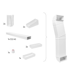 Electrolux M2CKCF01CKit de tuyauterie (adapté à DMSL8350UO, DMSL8340AO
