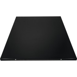 Electrolux GTF55SP Partie frontale de la porte 5/6 en verre (noir effet miroir) pour GA55SLI, GA55GLI