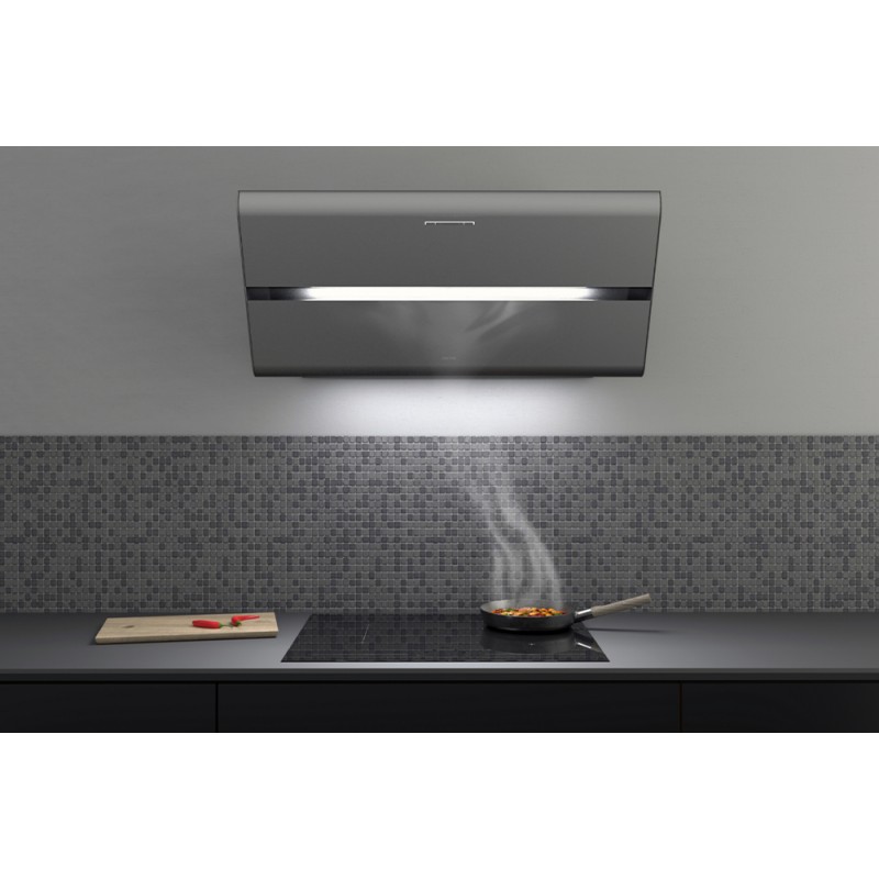 Berbel BKH 90 ST gris, Permalyt, Hotte oblique Smartline circuit fermé (4011578-500)