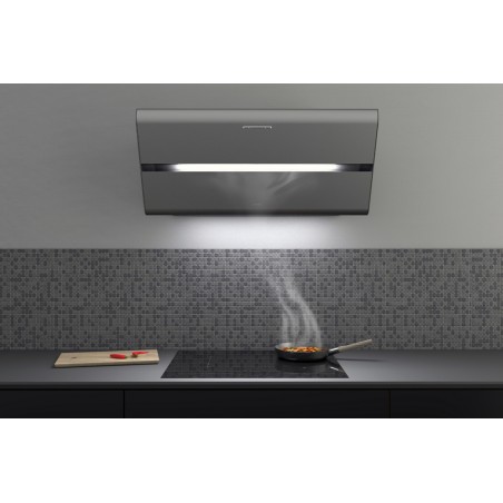 Berbel BKH 90 ST gris, Permalyt, Hotte oblique Smartline circuit fermé (4011578-500)