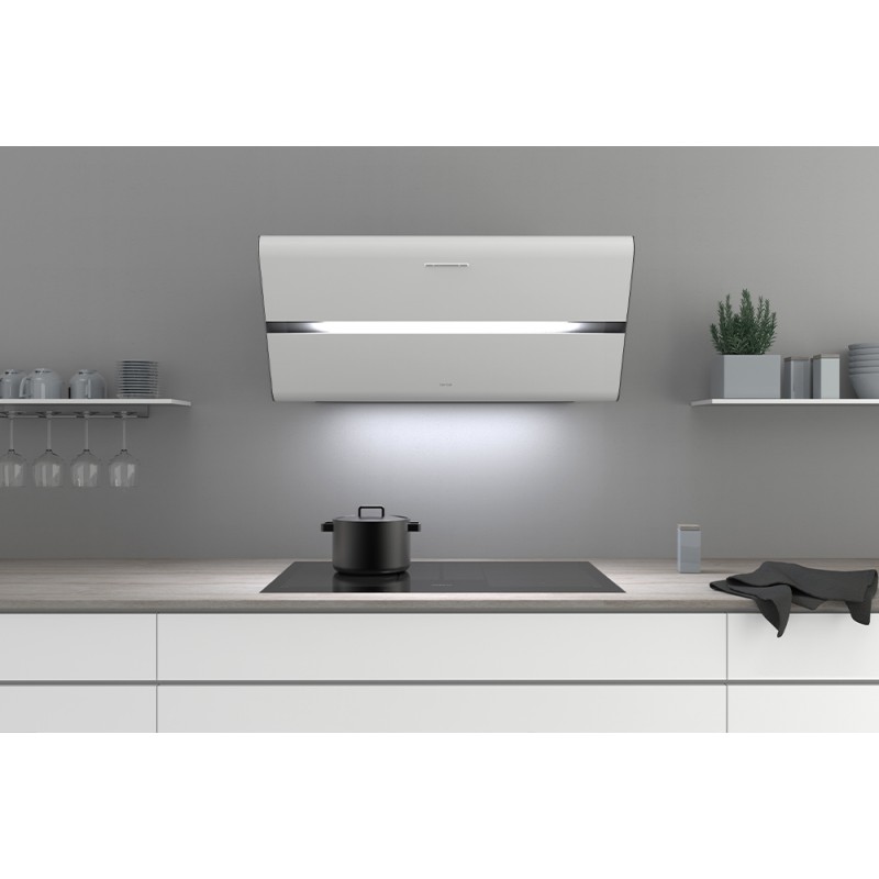 Berbel BKH 80 ST blanc, Permalyt, Hotte oblique Smartline circuit fermé (4011577-510)