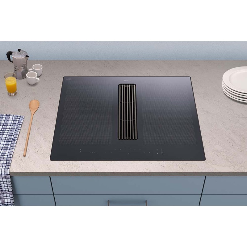 Wesco WKA 60 Piana Mini circuit fermé avec charbon actif, Plan de cuisson aspirant  circuit fermé (4013958-200)