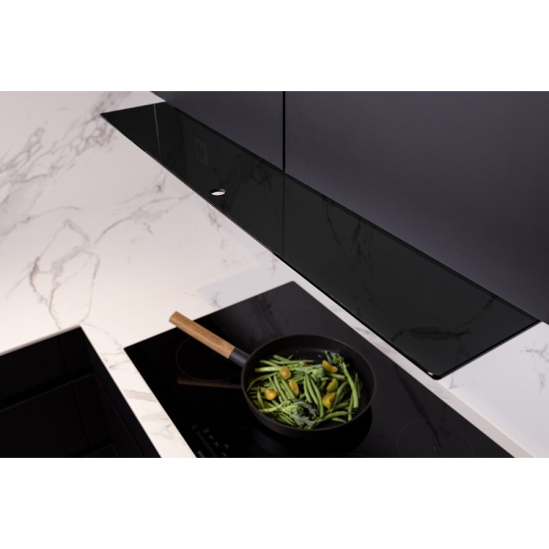 Wesco EVM 211-55 circuit fermé, verre noir, avec Plasma Compact, hotte encastrable (4011596-620)