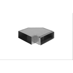 Wesco Gaine plate type 100 coude horizontal 90°, L : 312 mm (4004107)