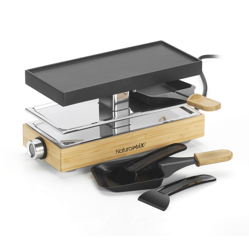 Naturamix RAC.WOOD-2, Set à raclette